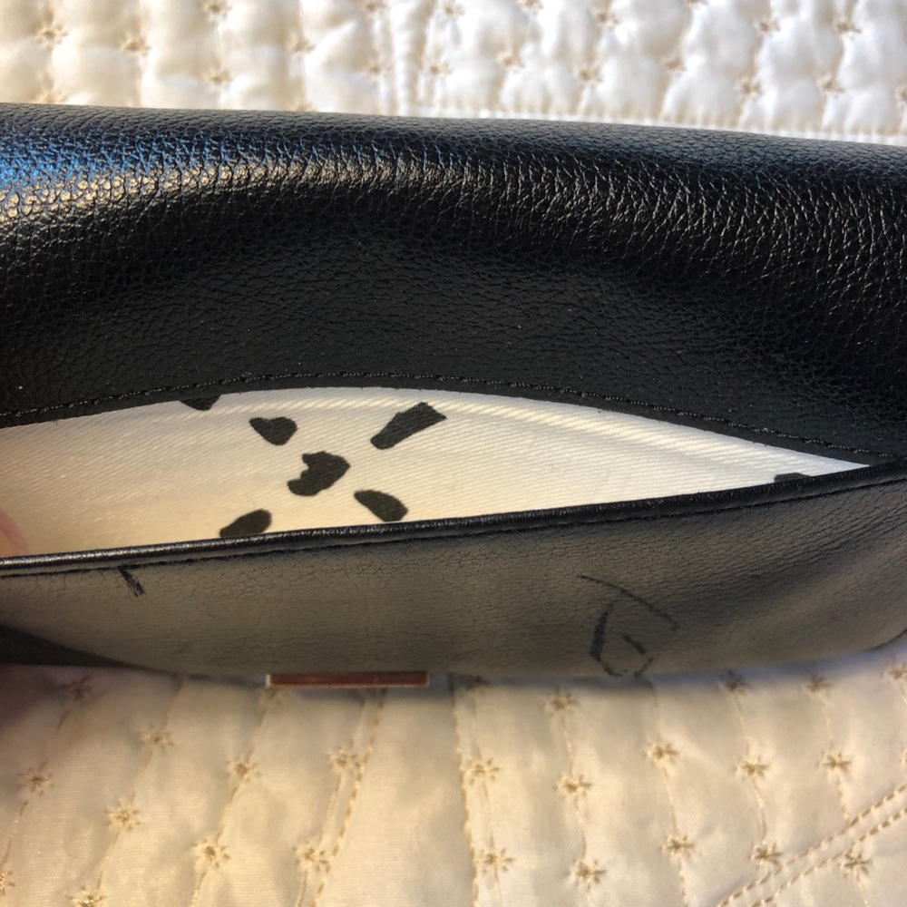 Kate Spade ♠️ Black Leather Wallet Wristlet - Picture 8 of 8